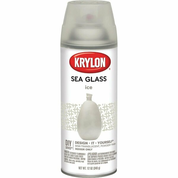 Krylon 12 Oz. Frosted Sea Glass Finish Spray Paint, Ice K09056007